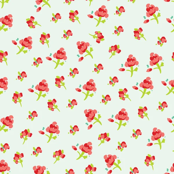 sevimli küçük çiçekler. sorunsuz vektör çizim