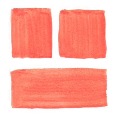 Soyut elle çizilmiş gerçek suluboya turuncu arka plan.