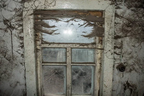 Una Casa Muy Antigua Casa Abandonada Web Contexto — Foto de Stock