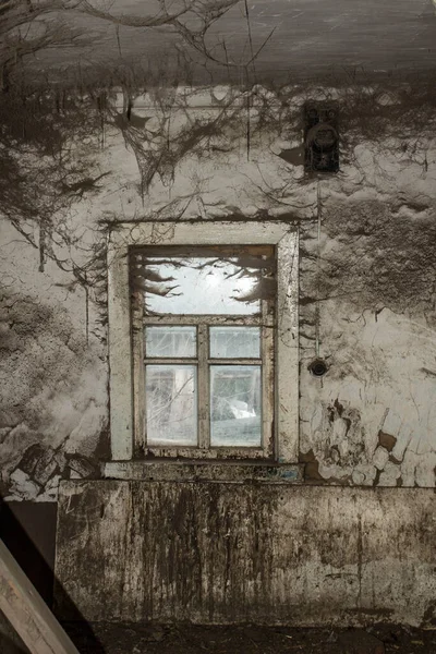 Una Casa Muy Antigua Casa Abandonada Web Contexto — Foto de Stock