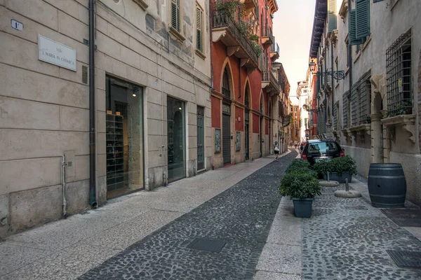 Verona Italien 2019 Ansicht Von Maria Der Chaivica Straße — Stockfoto
