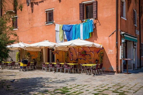Venice Italy 2019 View Calle Larga Dei Bari Street Located — Stock Photo, Image