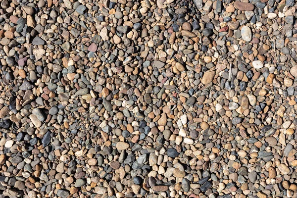 Colored Pebbles Sunny Day Background Structure — Stock Photo, Image