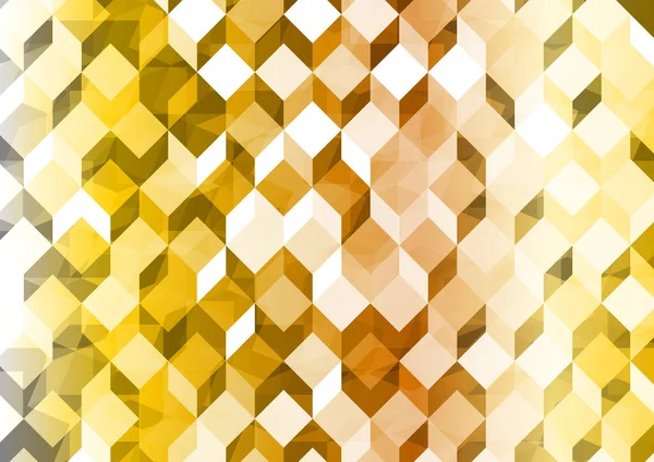 Abstracte Achtergrond Gouden Polygon Ontwerp Vector Illustrator — Stockvector