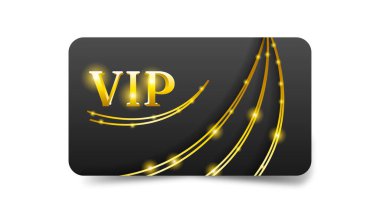 Soyut Koyu Altın ve Siyah Vip Kart Şablonu Vektör Tasarım Şablonu Premium Şablonu Kaliteli İnceleme Posteri