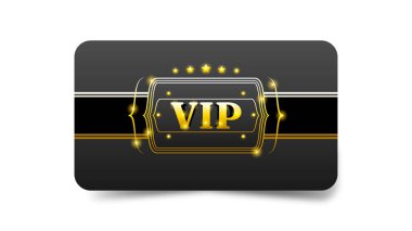 Soyut Koyu Altın ve Siyah Vip Kart Şablonu Vektör Tasarım Şablonu Premium Şablonu Kaliteli İnceleme Posteri