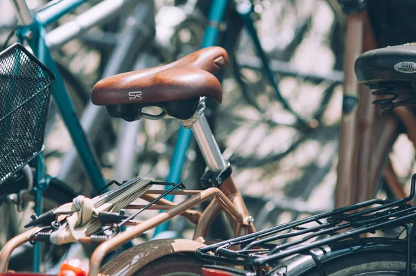 Kopenhag, Danimarka - 6 Haziran 2014. Selle Royal Spa 'nın eyeri. İtalya Vicenza' dan bir şirket. 1956 'da Riccardo Bigolin tarafından kurulmuş..