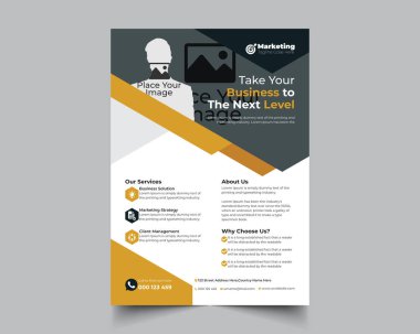 Kurumsal, sarı renkli iş ilanı.