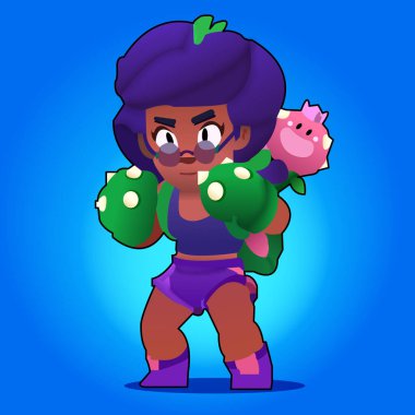    brawl stars rosa  illustration