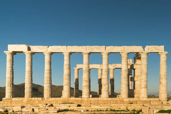 Tempel van Poseidon in Sounio in Griekenland. — Stockfoto