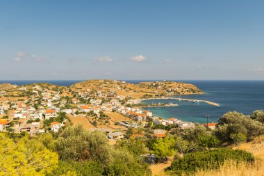 Agioi Apostoloi Evia Yunanistan peyzaj.