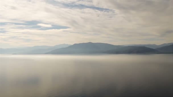 Paesaggio di Nafplio in Grecia. Vista dal castello Palamidi sulla cima di una montagna . — Video Stock