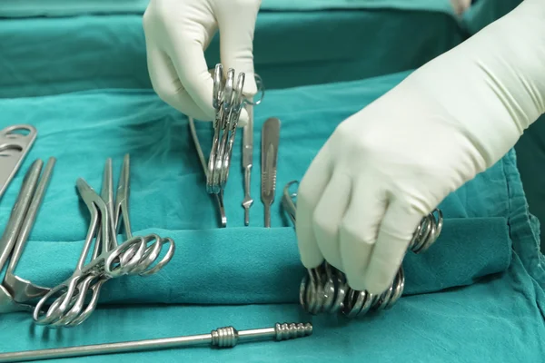 Grundläggande Kirurgisk Utrustning För Kirurgi — Stockfoto