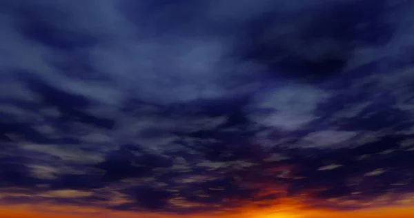 Güzel gradyan 3D görüntüsü olan dramatik gökyüzü — Stok fotoğraf