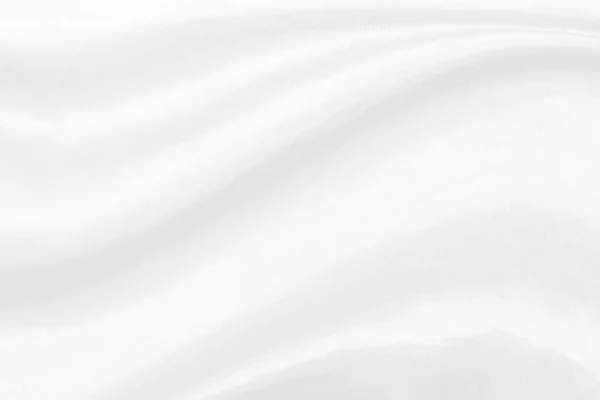 Białe Czyste Składane Zakrzywione Tekstury Tkaniny Dla Eleganckiego Projektu Tła — Zdjęcie stockowe