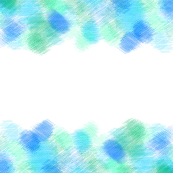 Conception Carte Bleue Colorée Avec Peinture Style Aquarelle Pastel — Photo