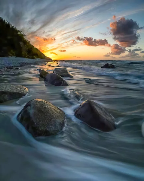 Yaz mevsimi renkleri gün batımı