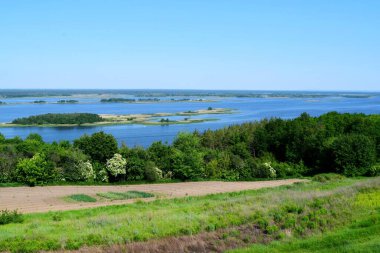 Dinyeper nehrinin güzel manzarası