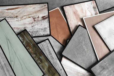 Soyut kil duvar dokusu ve renk arkaplanı kusurlu ve çatlaklarla