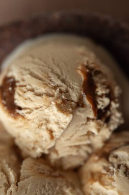 Dondurma kahverengi desen arkaplanı.