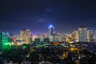 Hanoi manzarası cityscape havadan görünümü
