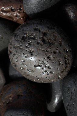 Tenerife sahilinden ayrıntılı taş