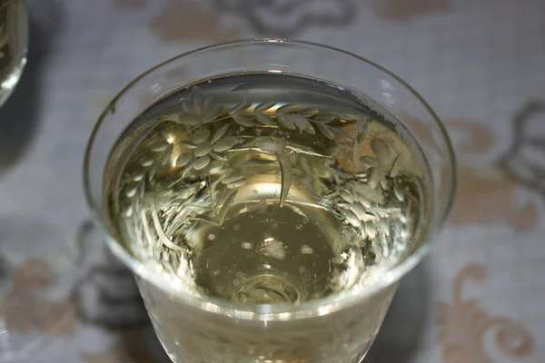 Verre Avec Boisson Alcoolisée Anniversaire — Photo