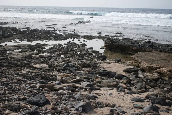 Tenerife adasının kıyısında