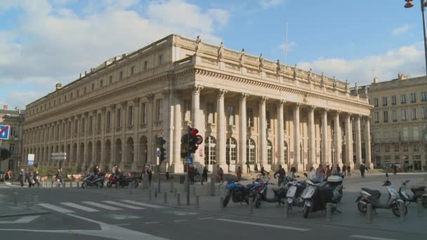 Bordeaux grand theater — Stockvideo