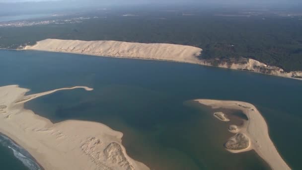 Пила піску, дюни — стокове відео