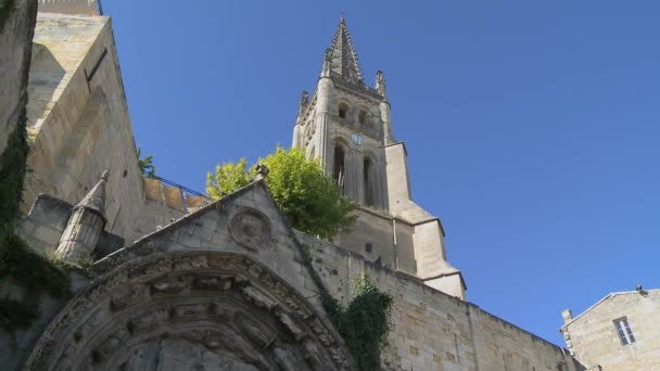 Pueblo de Saint Emillion — Vídeo de stock