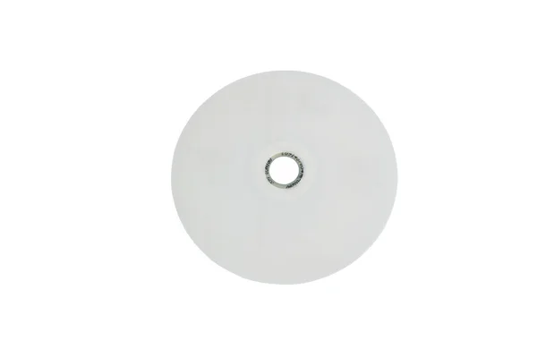 Beyaz arkaplanda küçük disk — Stok fotoğraf