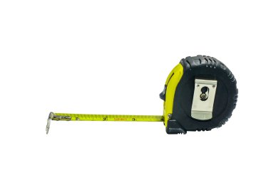 beyaz arkaplanda bant ölçüsü