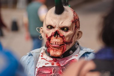 Meksika, Mexico City, 24 Ekim 2015, Hayvanlara karşı şiddetin kökünü kazımak için halkın kararlılığını gösteriyor.