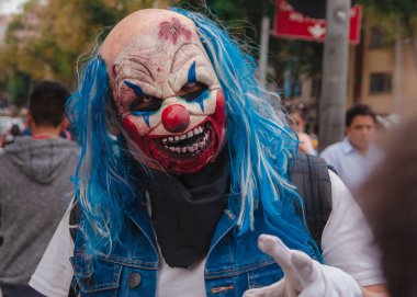 Meksika, Mexico City, 24 Ekim 2015, Hayvanlara karşı şiddetin kökünü kazımak için halkın kararlılığını gösteriyor.