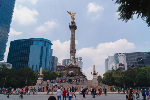 Mexiko Mexiko Stadt August 2012 Die Menschen Gehen Wie Jeden — Stockfoto