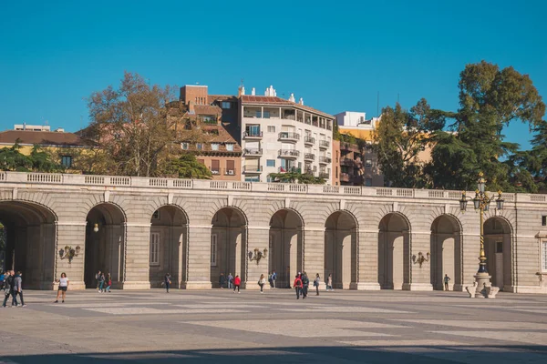 Madrid Spanyolország 2019 Március Kilátás Palacio Cibeles Felé Calle Alcalából — Stock Fotó