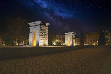 Madrid, İspanya 27 Mart 2019. Yeniden inşa edilen 