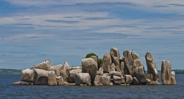 Rock islang in Lake Victoria