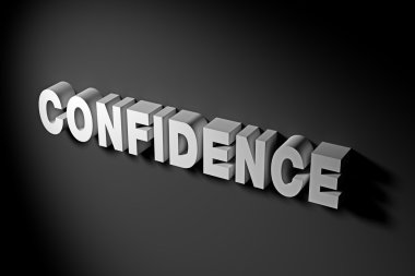 3d render metin kavramında güven