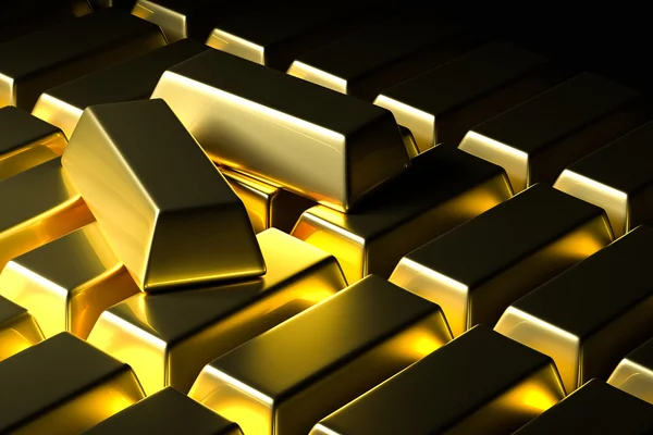 Gold Bar Bullion Background — Stock Photo, Image