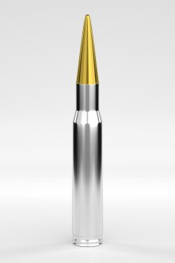 Beyaz izole kurşun 3d render