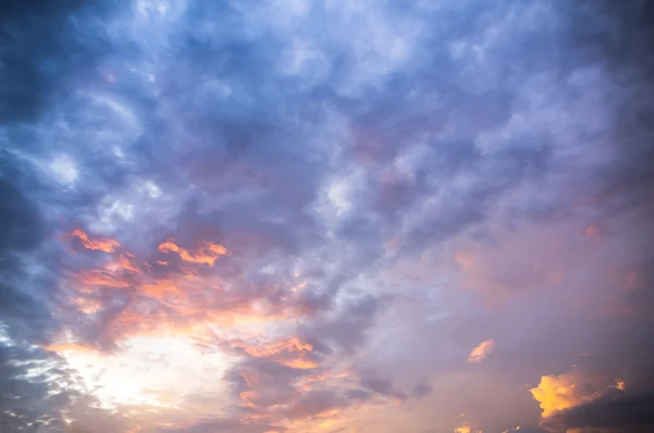 Gökyüzü günbatımı ve gündoğumu arka plan, Hdr, bulutlu Stok Fotoğraf