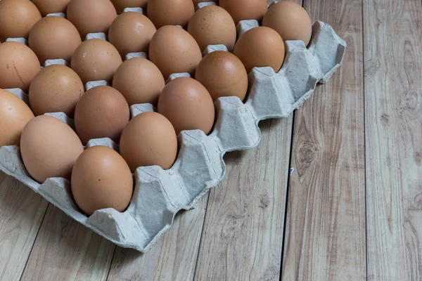 Grupo de ovos de galinha . — Fotografia de Stock