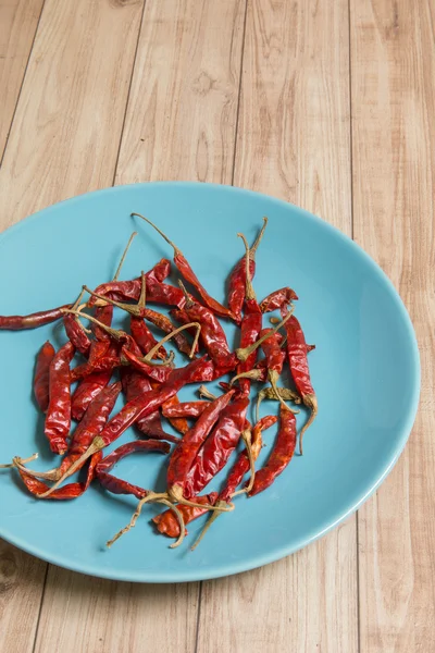 Chile rojo seco, Ingrediente de comida tailandesa — Foto de Stock
