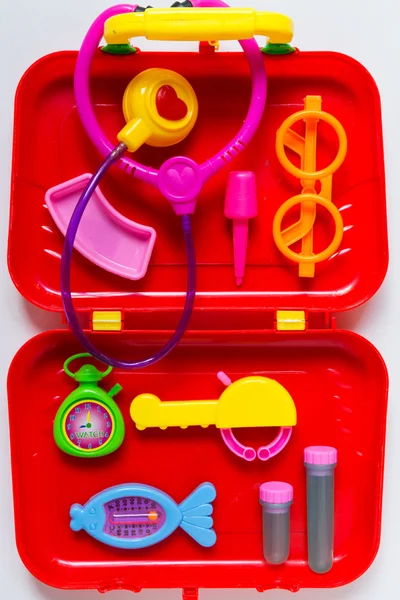Çocuklar için renkli tıbbi malzeme oyuncak — Stok fotoğraf