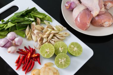 Thai Tom Yum Soup Ingredients