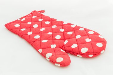 Fırın eldivenleri / Fırın eldivenleri üzerine beyaz izole