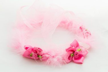 Çiçek taç / çiçek taç beyaz izole