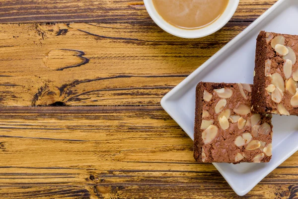 Kahve arka plan için pasta / kek kek kahve / çikolatalı pasta için kahve arka planı için